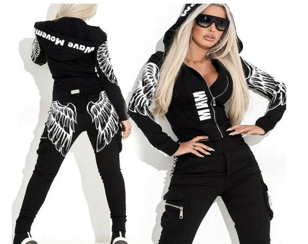 streetwear angel wings print tracksuit for women set brand women039s sportwear hooded sweatshirt and pants women zipper punk su5129747, Gray
streetwear angel wings print tracksuit for women set brand women039s sportwear hooded sweatshirt and pants women zipper punk su5129747, Gray