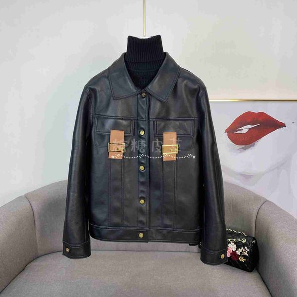 winter women leather jackets ff metal buckle trench coat burb designer jacket womens punk style coats casual windbreaker, Black
winter women leather jackets ff metal buckle trench coat burb designer jacket womens punk style coats casual windbreaker, Black