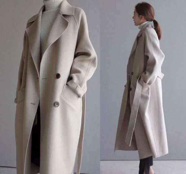 winter trench coat for women elegant fashion casual thick wool coat beige lace-up long jacket black woman coat with blet, Tan;black
winter trench coat for women elegant fashion casual thick wool coat beige lace-up long jacket black woman coat with blet, Tan;black