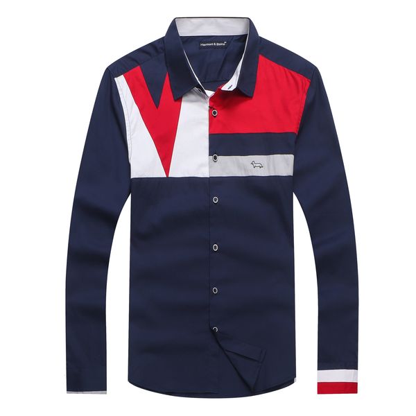 men's casual shirts brand design harmont blaine embroidery long sleeve shirt men cotton camisa masculina homme xxl 230804, White;black
men's casual shirts brand design harmont blaine embroidery long sleeve shirt men cotton camisa masculina homme xxl 230804, White;black