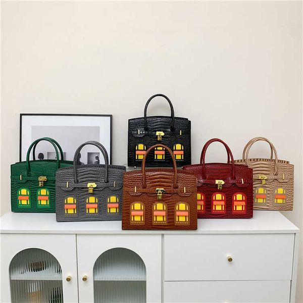 h ermes brikis's for women new women's bag small house pu handbag contrasting color casual and versatile light luxury niche with r
h ermes brikis's for women new women's bag small house pu handbag contrasting color casual and versatile light luxury niche with r