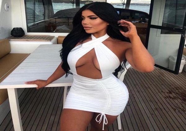 drawstring halter neck party dresses ruched bandage club night birthday outfit women skinny mini summer dress 0119099343728, Black;gray
drawstring halter neck party dresses ruched bandage club night birthday outfit women skinny mini summer dress 0119099343728, Black;gray
