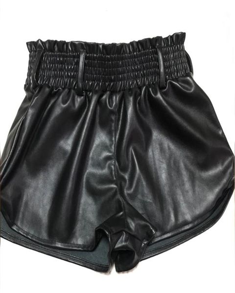 black faux leather biker shorts women elastic high waist wide leg shorts fashion autumn casual ladies leather shorts femme 211421495, White;black 
black faux leather biker shorts women elastic high waist wide leg shorts fashion autumn casual ladies leather shorts femme 211421495, White;black