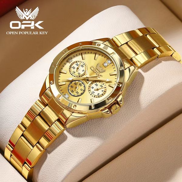 opk quartz women's watch fashion urban trend waterproof women's watch 29mm, Slivery;brown
opk quartz women's watch fashion urban trend waterproof women's watch 29mm, Slivery;brown