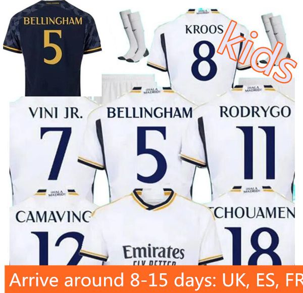kids soccer jerseys vini jr tchouameni 23 24 3-14 year football shirt kit camavinga alaba rodrygo camisetas uniforms, Black
kids soccer jerseys vini jr tchouameni 23 24 3-14 year football shirt kit camavinga alaba rodrygo camisetas uniforms, Black