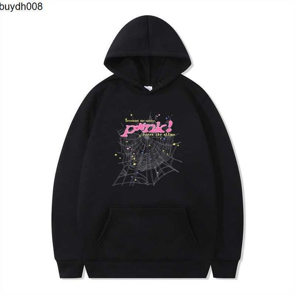 men's hoodies sweatshirts autumn and winter young thug star same sp5der 555555 pink hoodie sweater, Black
men's hoodies sweatshirts autumn and winter young thug star same sp5der 555555 pink hoodie sweater, Black