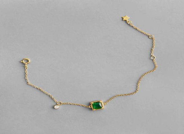 authentic 925 sterling silver simple emerald crystal charm bracelet for women girls wedding cz zircon geometric bracelets7123090, Golden;silver
authentic 925 sterling silver simple emerald crystal charm bracelet for women girls wedding cz zircon geometric bracelets7123090, Golden;silver