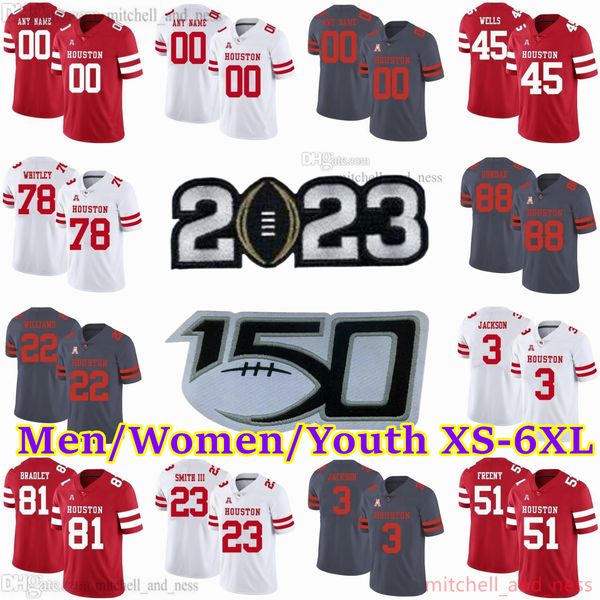 custom xs-6xl ncaa houston football jersey smith iii whitley jackson kirven taylor vaughan richardson williams bradley dunbar wells y noble, Black
custom xs-6xl ncaa houston football jersey smith iii whitley jackson kirven taylor vaughan richardson williams bradley dunbar wells y noble, Black