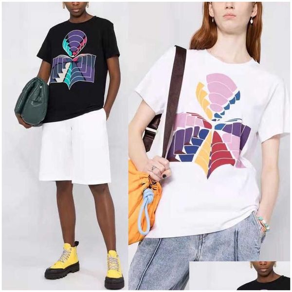 women's t-shirt isabel marant women designer t shirt legal style color blocking and contrast classic colorf printed cotton round neck d, White
women's t-shirt isabel marant women designer t shirt legal style color blocking and contrast classic colorf printed cotton round neck d, White
