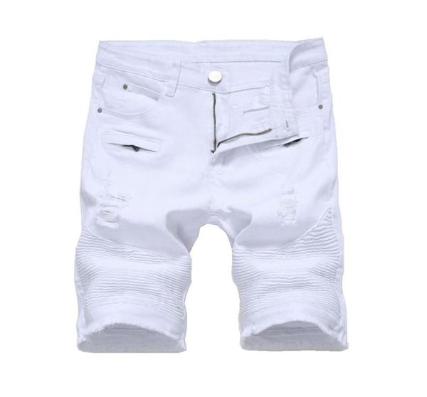 summer mens denim slim casual knee length short hole jeans for men straight bermuda masculina white black red5542365
summer mens denim slim casual knee length short hole jeans for men straight bermuda masculina white black red5542365