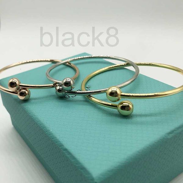 bangle designer s925 sterling silver round bead open bracelet women's nude bracelet women's ins niche design japan and korea simpl, Black
bangle designer s925 sterling silver round bead open bracelet women's nude bracelet women's ins niche design japan and korea simpl, Black