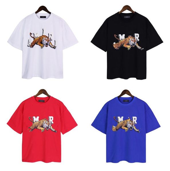 new t-shirt short sleeved summer new crack tiger letter logo printed casual loose short sleeved t for men and women, White;black
new t-shirt short sleeved summer new crack tiger letter logo printed casual loose short sleeved t for men and women, White;black