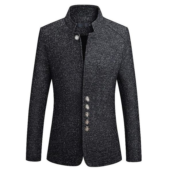 men039s jackets fashion chinese style suit men classic formal wool solid color slim fit mandarin collar blazer tuxedo 6xl5199806, Black;brown
men039s jackets fashion chinese style suit men classic formal wool solid color slim fit mandarin collar blazer tuxedo 6xl5199806, Black;brown