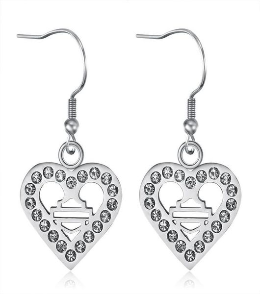 2pairslot new arrival clean crystal biker style earrings 316l stainless steel fashion jewelry motorbiker love heart earrin8484100, Silver
2pairslot new arrival clean crystal biker style earrings 316l stainless steel fashion jewelry motorbiker love heart earrin8484100, Silver