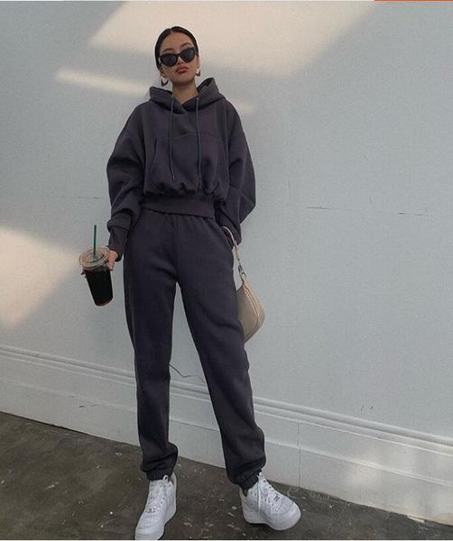 autumn winter streetwear women joggers 2 piece sets hooded sweatshirt pants two piece set tracksuit fleece outfits sweatpants new 2008612, White
autumn winter streetwear women joggers 2 piece sets hooded sweatshirt pants two piece set tracksuit fleece outfits sweatpants new 2008612, White