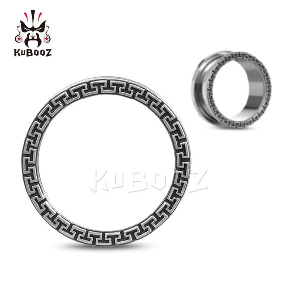 kubooz ear tunnels expanders plugs stainless steel screw gauges stretchers great wall pattern earrings piercing jewelry wholesale 8mm to 25m, Silver
kubooz ear tunnels expanders plugs stainless steel screw gauges stretchers great wall pattern earrings piercing jewelry wholesale 8mm to 25m, Silver