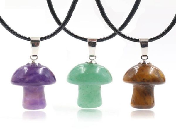 20mm mushroom natural stone carving pendant reiki healing crystals rose quartz rope chain necklace for women jewelry whole9899528, Silver
20mm mushroom natural stone carving pendant reiki healing crystals rose quartz rope chain necklace for women jewelry whole9899528, Silver