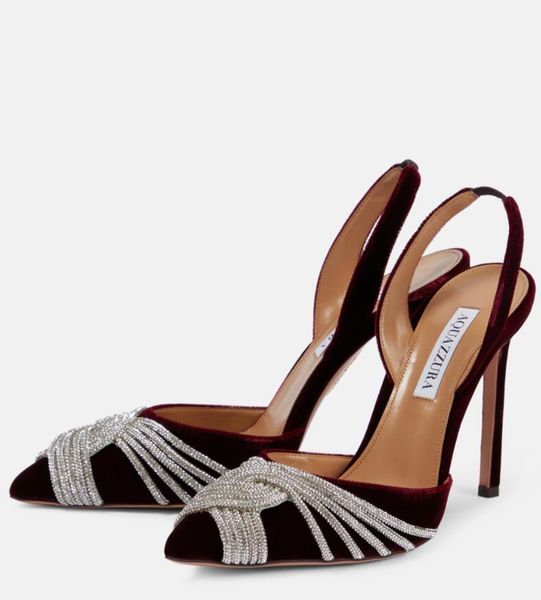 23s/s designer ice sandal aquazzura gatsby velvet open heel high heels women surface sandals shoes leather square toe mule walking lady sand, Black
23s/s designer ice sandal aquazzura gatsby velvet open heel high heels women surface sandals shoes leather square toe mule walking lady sand, Black