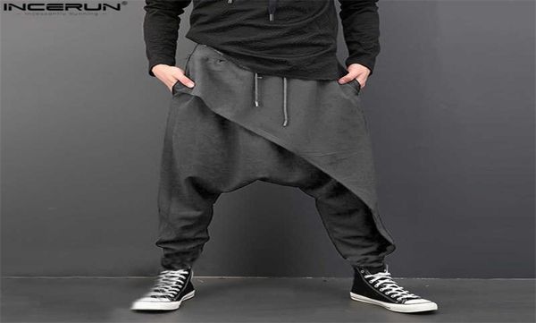 incerun vintage men loose drop crotch drape pants dance baggy trousers men drawstring harem pants men pantalon hombre plus size 205623599, Black
incerun vintage men loose drop crotch drape pants dance baggy trousers men drawstring harem pants men pantalon hombre plus size 205623599, Black