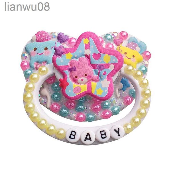 pacifiers# new style handmade baby pacifier with sticker design pacifiers silicone dummy napper for daddy girl x0804 
pacifiers# new style handmade baby pacifier with sticker design pacifiers silicone dummy napper for daddy girl x0804