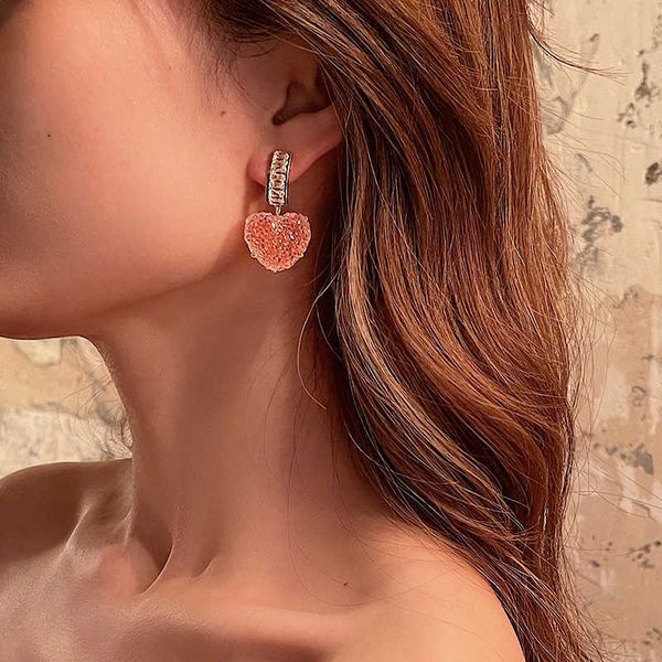charm new arrival trendy lovely pink heart dangle earrings for women fashion cute sweet crystal jewelry girl gifts r230804, Golden
charm new arrival trendy lovely pink heart dangle earrings for women fashion cute sweet crystal jewelry girl gifts r230804, Golden