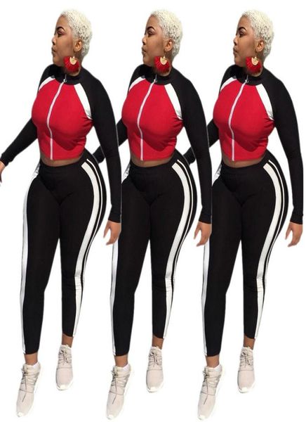 spring autumn 2019 tracksuit women 2 piece set and pants striped patchwork zipper sweatshirt sportswear jogger suits2407745, White;black
spring autumn 2019 tracksuit women 2 piece set and pants striped patchwork zipper sweatshirt sportswear jogger suits2407745, White;black