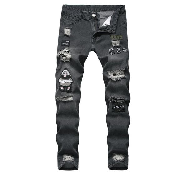 2018 mens distressed ripped biker jeans slim fit motorcycle biker denim for men fashion designer hip hop mens jeans good quality9288034, Blue
2018 mens distressed ripped biker jeans slim fit motorcycle biker denim for men fashion designer hip hop mens jeans good quality9288034, Blue