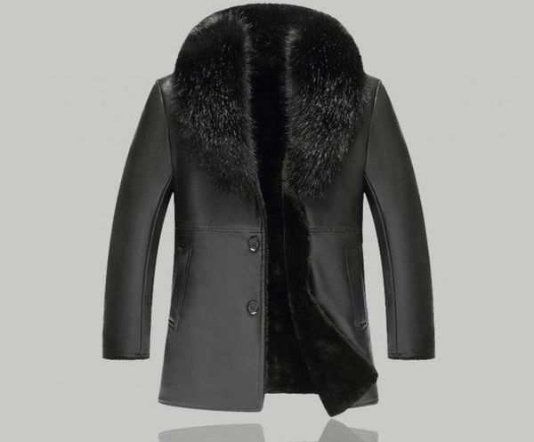 men fashion large fur collar winter warm leather jacket 2018 slim long singlebreasted slim coats motorcycle leather jackets7823222, Black
men fashion large fur collar winter warm leather jacket 2018 slim long singlebreasted slim coats motorcycle leather jackets7823222, Black