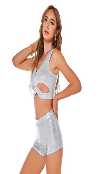 women039s two piece pants fashion casual flash point gold zipper 2 piece vest and shorts suit5046279, White
women039s two piece pants fashion casual flash point gold zipper 2 piece vest and shorts suit5046279, White