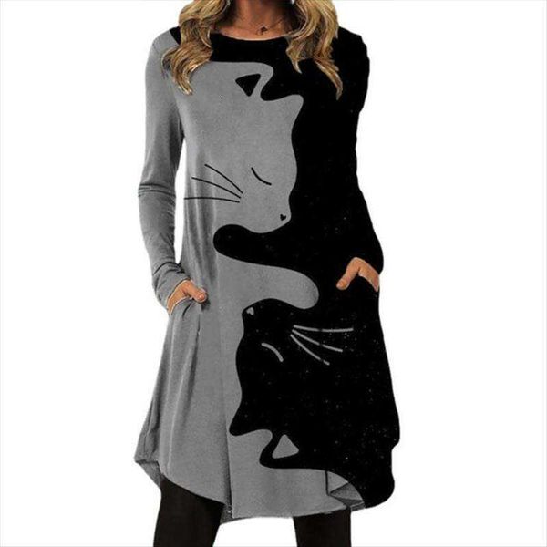 womens clothing city casual national rejuvenation autumn winter long sleeve dress, Black;gray
womens clothing city casual national rejuvenation autumn winter long sleeve dress, Black;gray
