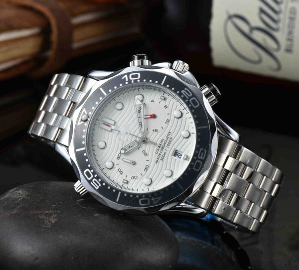 watches quartz watch oujia haima 007 five needle full function timing steel band men's simple quartz watch, Silver
watches quartz watch oujia haima 007 five needle full function timing steel band men's simple quartz watch, Silver