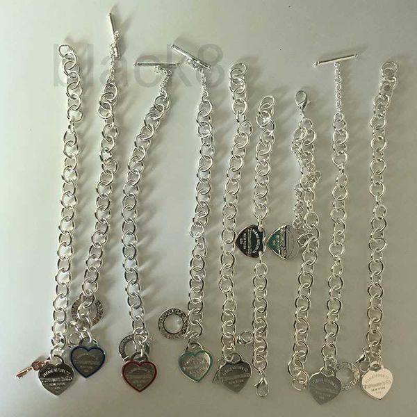 chain designer s925 sterling silver ot buckle thick chain heart brand bracelet for men and women's couple bracelet heart bracelet nm3p, Black
chain designer s925 sterling silver ot buckle thick chain heart brand bracelet for men and women's couple bracelet heart bracelet nm3p, Black