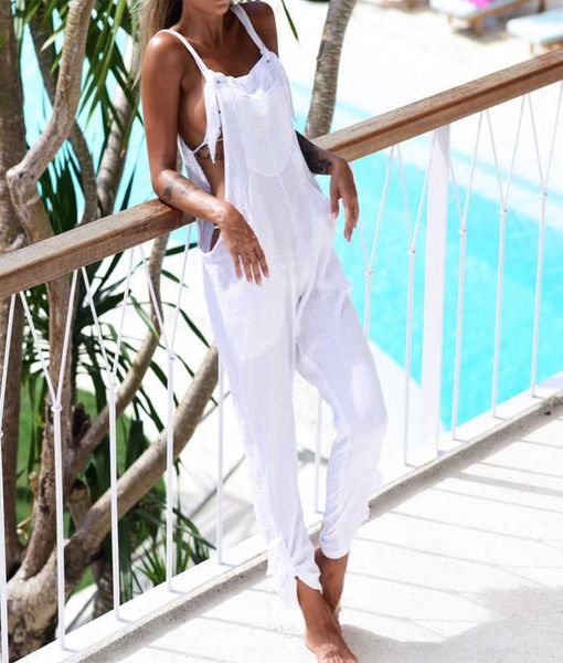 2019 new cotton linen beach cover ups jumpsuit overalls bib pants women bikini swimsuit swimwear cover up beachwear y08202740475, White;black
2019 new cotton linen beach cover ups jumpsuit overalls bib pants women bikini swimsuit swimwear cover up beachwear y08202740475, White;black