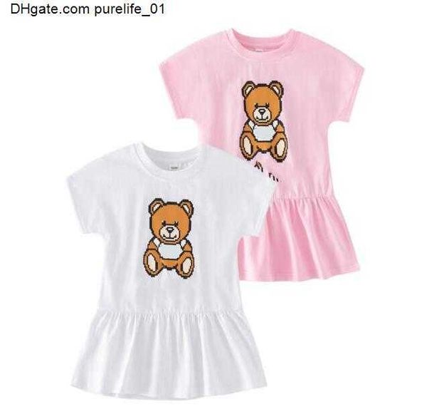 brand baby girls dress summer letters printed cartoon bear dresses kids short sleeve dress cotton girl skirts children clothes, Red;yellow
brand baby girls dress summer letters printed cartoon bear dresses kids short sleeve dress cotton girl skirts children clothes, Red;yellow