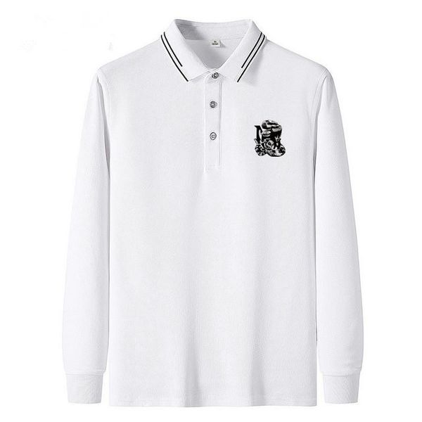 2023 autumn winter cartoon letter print men's casual polos lapel long-sleeve breathable fashion men's tees fbl020, White;black
2023 autumn winter cartoon letter print men's casual polos lapel long-sleeve breathable fashion men's tees fbl020, White;black