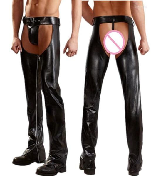 men039s pants mens pu leather long open crotch trousers gothic punk dance wear wet look jogger male casual gay clubwear1328876, Black
men039s pants mens pu leather long open crotch trousers gothic punk dance wear wet look jogger male casual gay clubwear1328876, Black