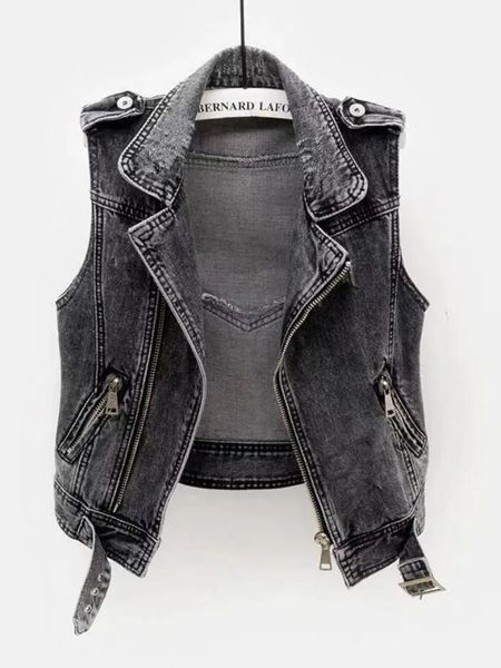 women's vests gray jean cowboy waistcoat hole denim women vest female spring autumn sleeveless short jacket girls ripped 5xl vest 2308, Black;white
women's vests gray jean cowboy waistcoat hole denim women vest female spring autumn sleeveless short jacket girls ripped 5xl vest 2308, Black;white