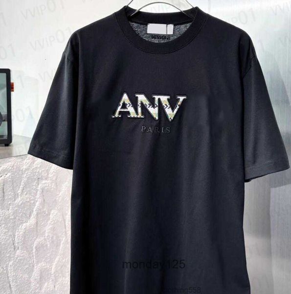 mens fashion designer t shirts short sleeves embroidery anti wrinkle lanvins casual men clothing tees, White;black
mens fashion designer t shirts short sleeves embroidery anti wrinkle lanvins casual men clothing tees, White;black