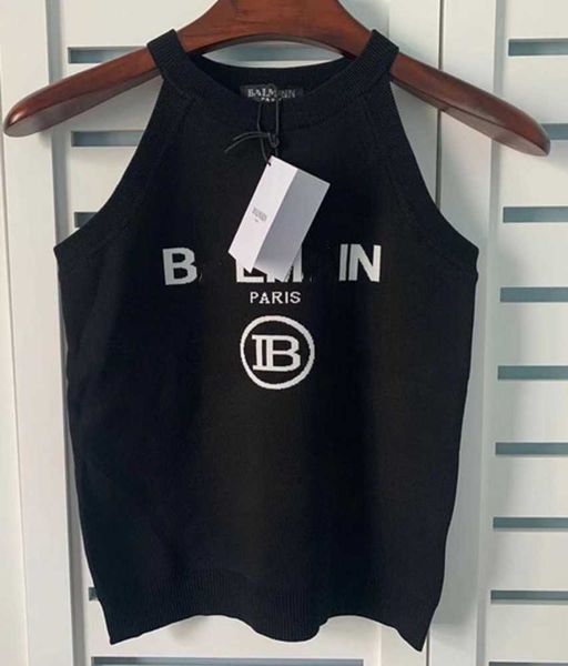 balman designer t shirt new product jacquard letter shirt slim fitting vest suspender women's t-shirt, White
balman designer t shirt new product jacquard letter shirt slim fitting vest suspender women's t-shirt, White