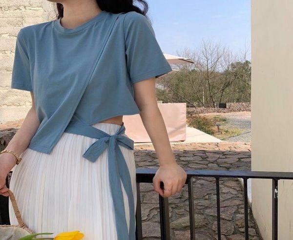 women039s tshirt short sleeve tshirts women bow tied belt asymmetrical hem womens solid summer chic fashion casual streetwear7639511, White
women039s tshirt short sleeve tshirts women bow tied belt asymmetrical hem womens solid summer chic fashion casual streetwear7639511, White