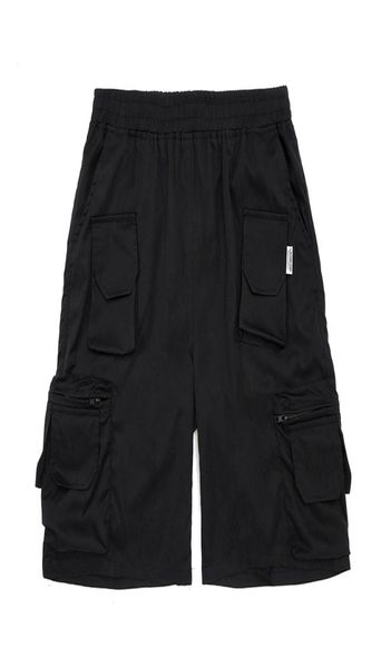 pants elastic waist multipockets cargo shorts for men summer wide leg solid oversized style knee lenght3617658, Black
pants elastic waist multipockets cargo shorts for men summer wide leg solid oversized style knee lenght3617658, Black
