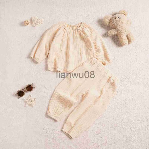 clothing sets new muslin cotton girls boys set home clothes light suit long sleeved trousers children clothing for aged 15 toddler girl kids, White
clothing sets new muslin cotton girls boys set home clothes light suit long sleeved trousers children clothing for aged 15 toddler girl kids, White