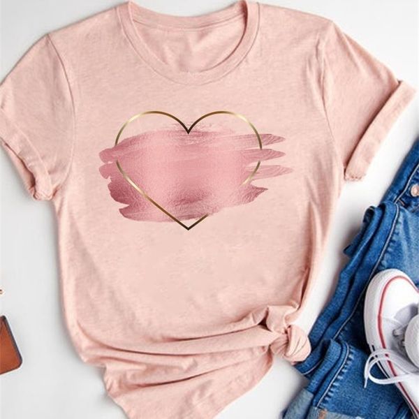 women's t shirt watercolor love heart sweet fashion short sleeve print t shirt tee basic clothing summer graphic t shirt women clothes, White
women's t shirt watercolor love heart sweet fashion short sleeve print t shirt tee basic clothing summer graphic t shirt women clothes, White