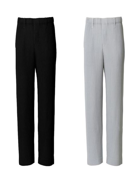 highquality men women pleated pants homme plisse sweatpants joggers drawstring straight fashion casual summer ice silk trousers4405696, Black
highquality men women pleated pants homme plisse sweatpants joggers drawstring straight fashion casual summer ice silk trousers4405696, Black