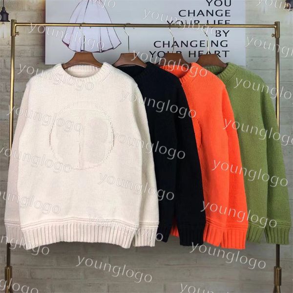 warm sweater designer brand knit pullover mens womens casual sweatshirts solid color couple long sleeve clothing, White;black
warm sweater designer brand knit pullover mens womens casual sweatshirts solid color couple long sleeve clothing, White;black