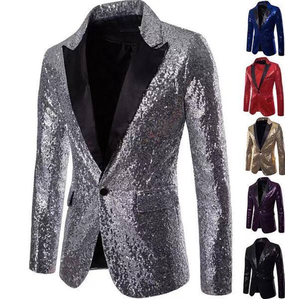 gold men show coat men039s shiny sequins suit jacket blazer one button tuxedo for party wedding banquet prom x06156370873, White;black
gold men show coat men039s shiny sequins suit jacket blazer one button tuxedo for party wedding banquet prom x06156370873, White;black