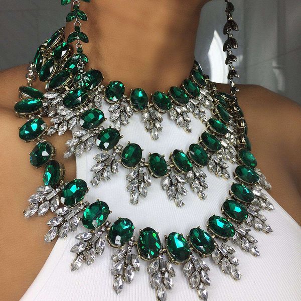 pendant necklaces dvacaman luxury green multi layered design leaf crystal choker for women wedding statement necklace jewelry 230804, Silver
pendant necklaces dvacaman luxury green multi layered design leaf crystal choker for women wedding statement necklace jewelry 230804, Silver