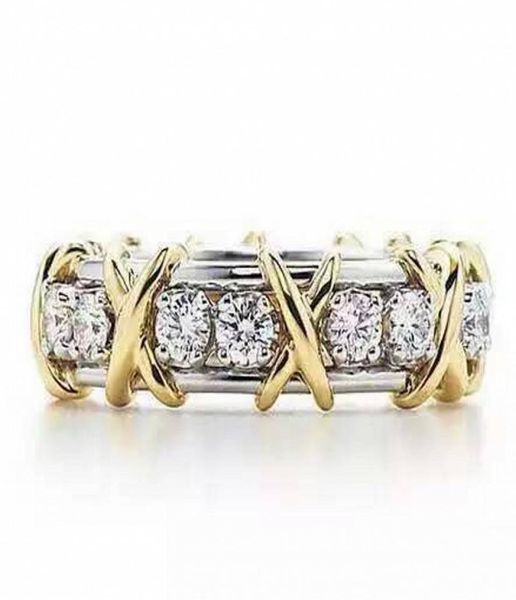 lady's 925 sterling silver tanzanite couple rings yellow gold eternal band wedding ring for women brand jewelry size 5-121542187, Slivery;golden
lady's 925 sterling silver tanzanite couple rings yellow gold eternal band wedding ring for women brand jewelry size 5-121542187, Slivery;golden