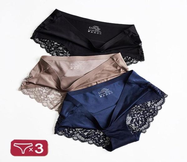 women039s panties 3 pcs seamless for women underwear set female silk briefs lace panty plus size underpants sensual linger9813420, Black;pink
women039s panties 3 pcs seamless for women underwear set female silk briefs lace panty plus size underpants sensual linger9813420, Black;pink