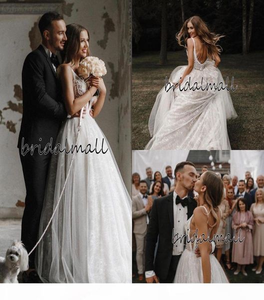 bohemian 2020 appliques lace beach wedding dresses beading pearls boho country wedding gowns backless bridal dress vestidos d6279985, White
bohemian 2020 appliques lace beach wedding dresses beading pearls boho country wedding gowns backless bridal dress vestidos d6279985, White